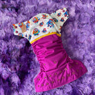 Couche lavable | taille NOUVEAU-NÉ | P'tits Monstres (wrap) - Les Confections Lili