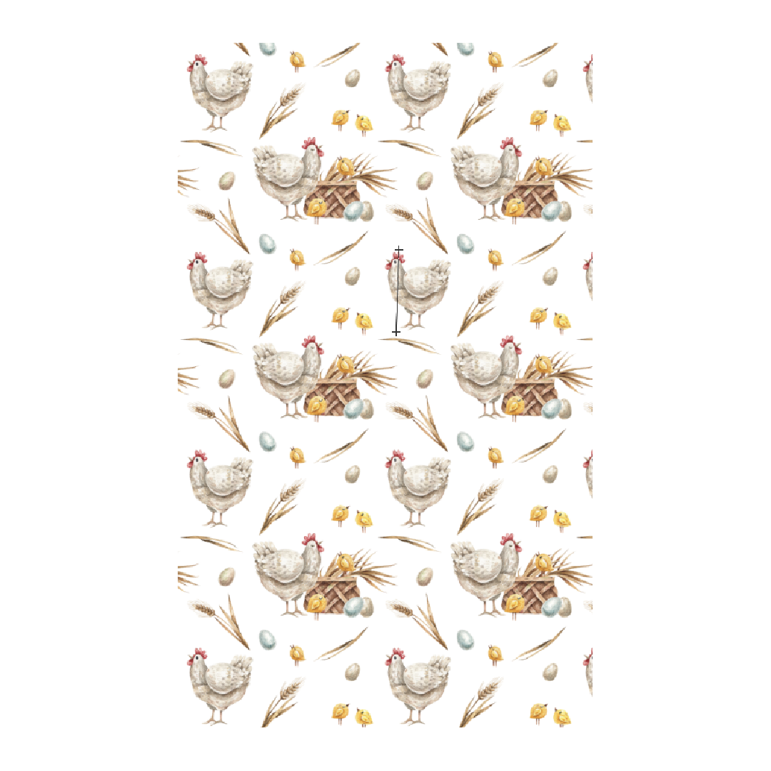 Hand Towel | A hen and her eggs
