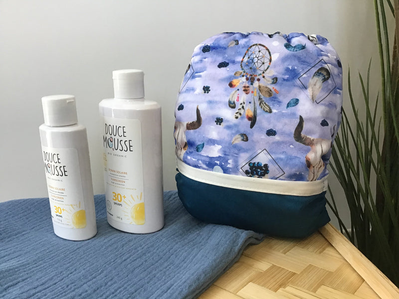 Swim diaper | One size | Ruée vers l'Ouest bleu
