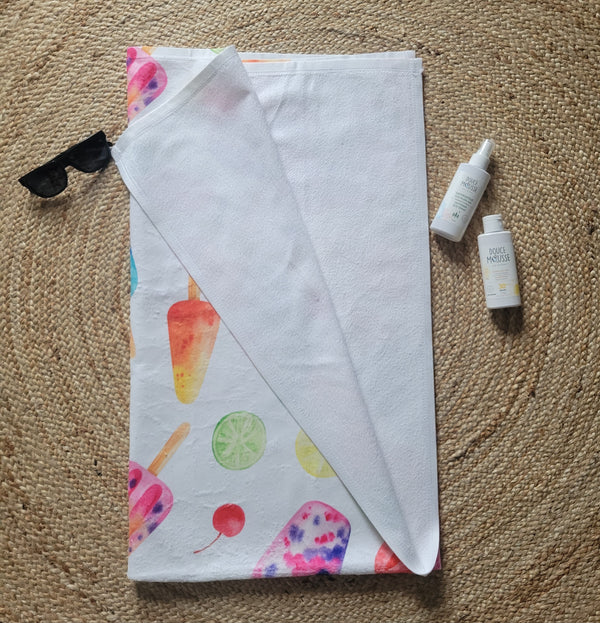 Beach Towel | Floral Cockatoo