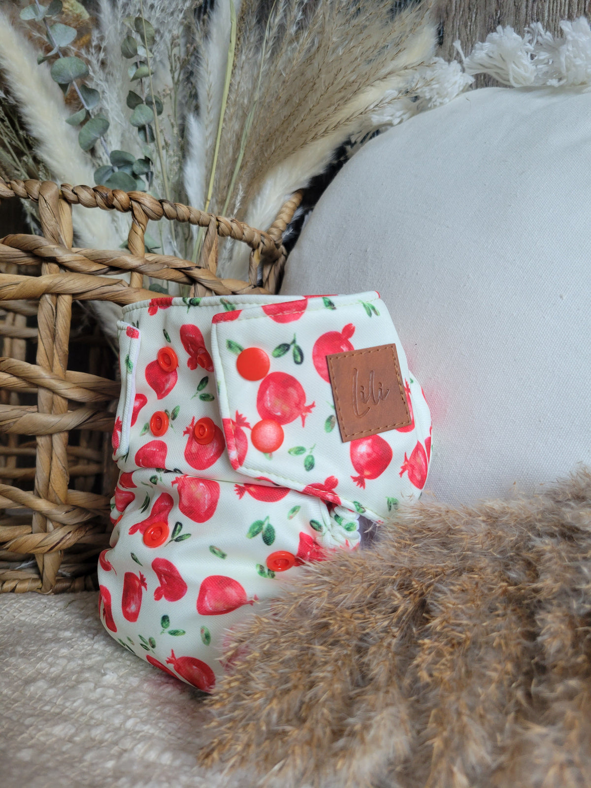 Cloth diaper | one size | Pomegranate Summer (full print)