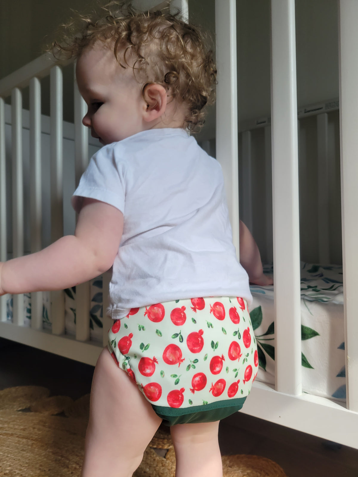 Cloth diaper | one size | Pomegranate summer (wrap)