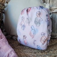 Cloth Diaper | NEWBORN size | Maternal Tenderness (full print)