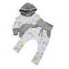 M3 Creations | Grow-with-me Hoodie | Paper caravel (ready to go)