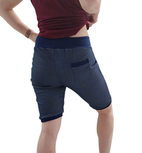 M3 Creations | Women's shorts (plain) | Blue denim (pre-order)