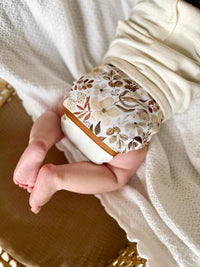Cloth Diaper | One size | Floral sepia (wrap)
