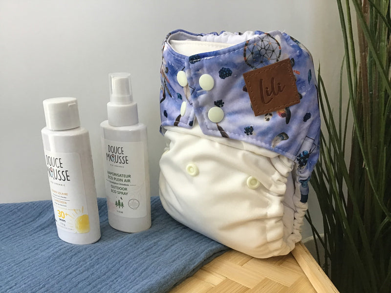 Swim diaper | One size | Ruée vers l'Ouest bleu