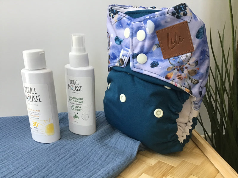 Swim diaper | One size | Ruée vers l'Ouest bleu