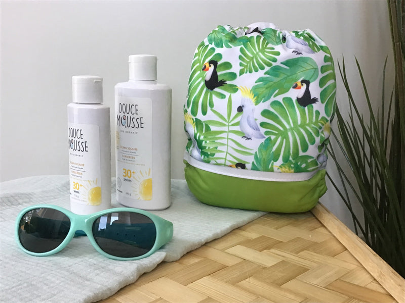 Couche de piscine | taille unique | Cacatoès et Toucan