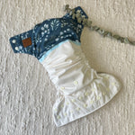 Cloth Diaper | BIG size | Silver eucalyptus - dark (wrap)