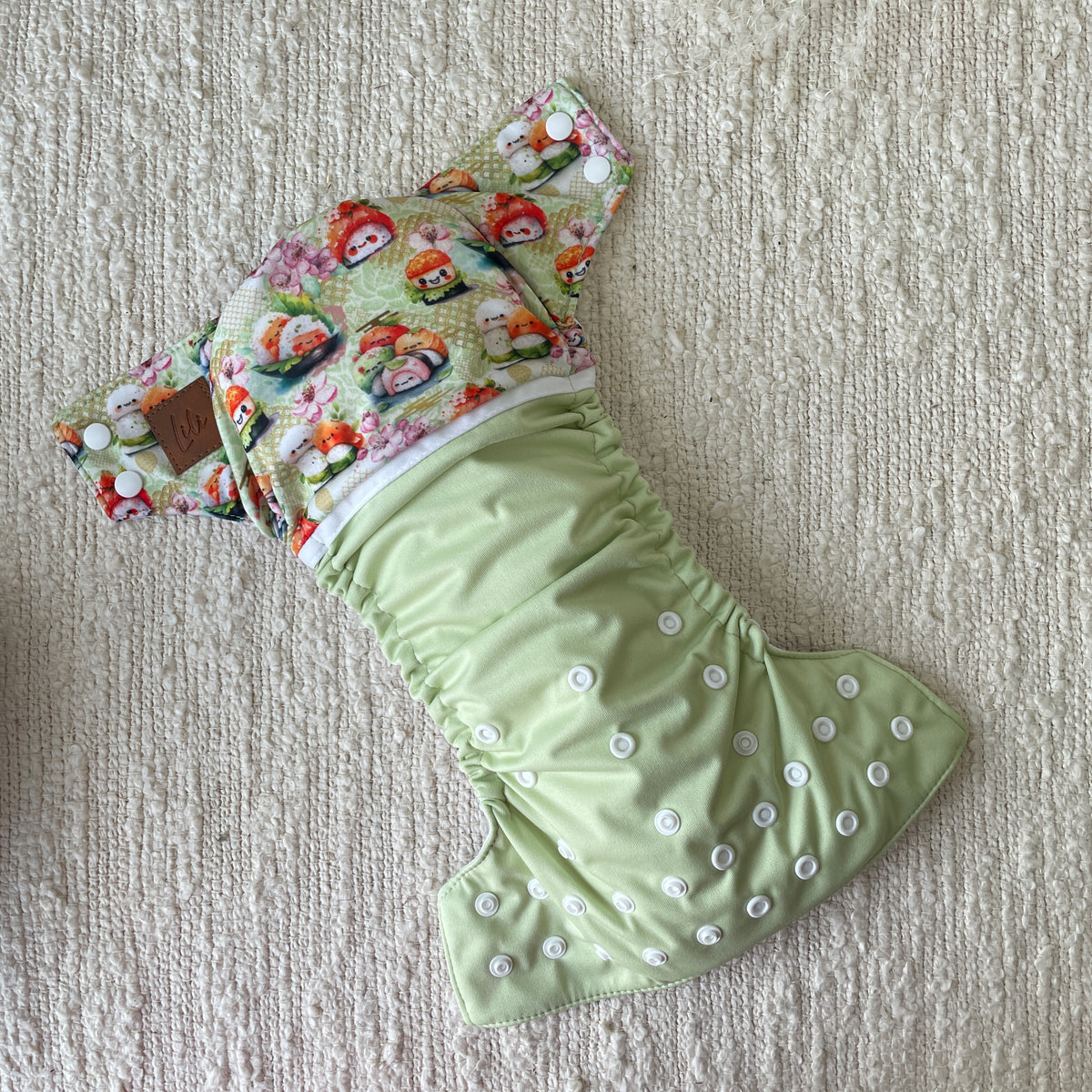 Pocket Cloth Diaper | One size | Happy Sushis (wrap)