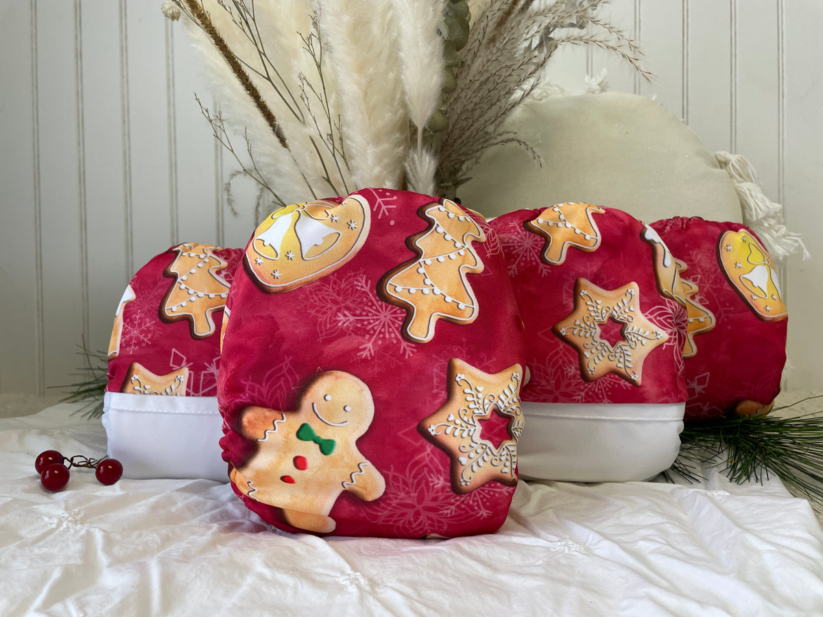 Cloth Diaper | One size | Gingerbread (wrap)