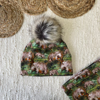 M3 Creations | Neck Warmer | Bear & compass (ready to go)