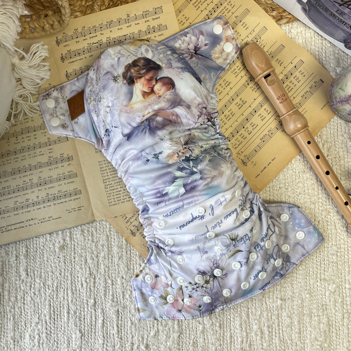 Cloth Diaper | NEWBORN size | Sweet melody (full print)