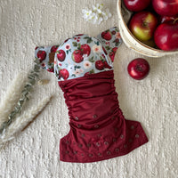Pocket Cloth Diaper | BIG size | Queen pippin apple (wrap)