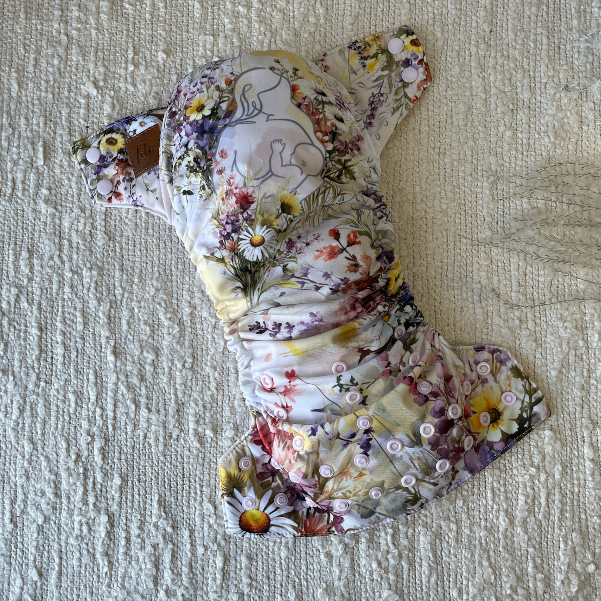 Cloth Diaper | NEWBORN size | Mommy's Latte - Complete (full print)