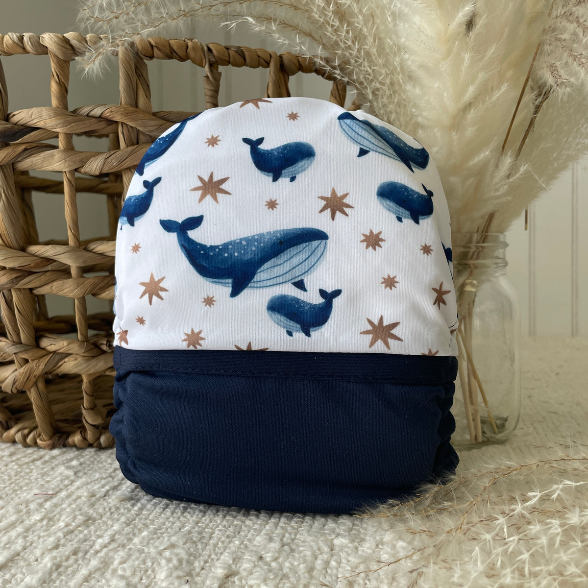 Cloth Diaper | One size | Whale (wrap)