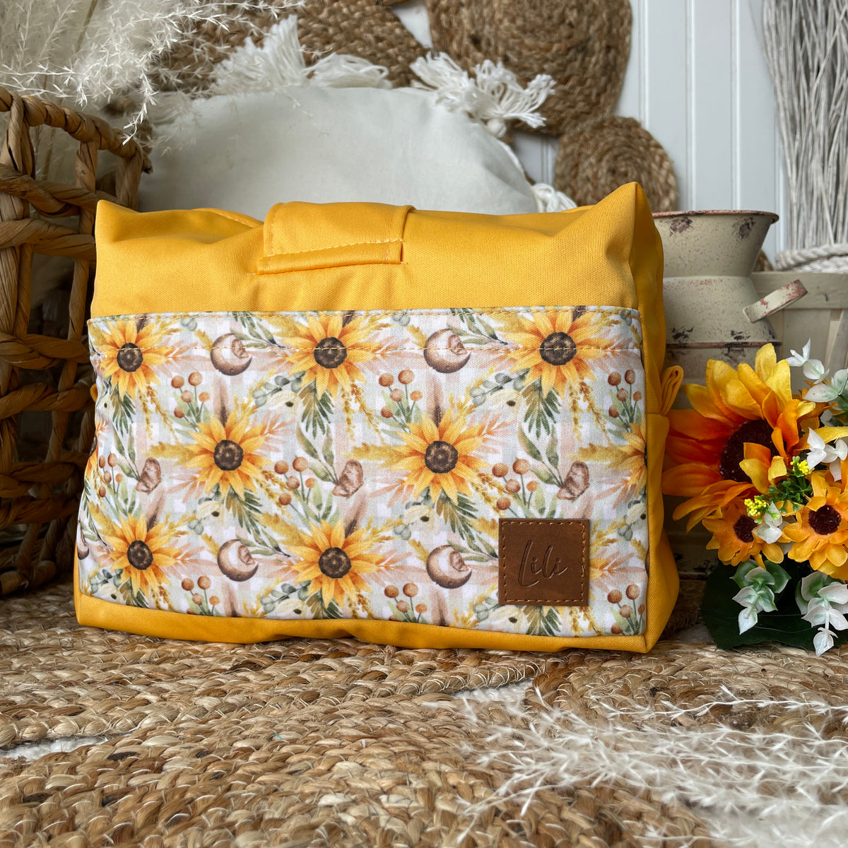 Waterproof LiliPOD bag | Country sunflower