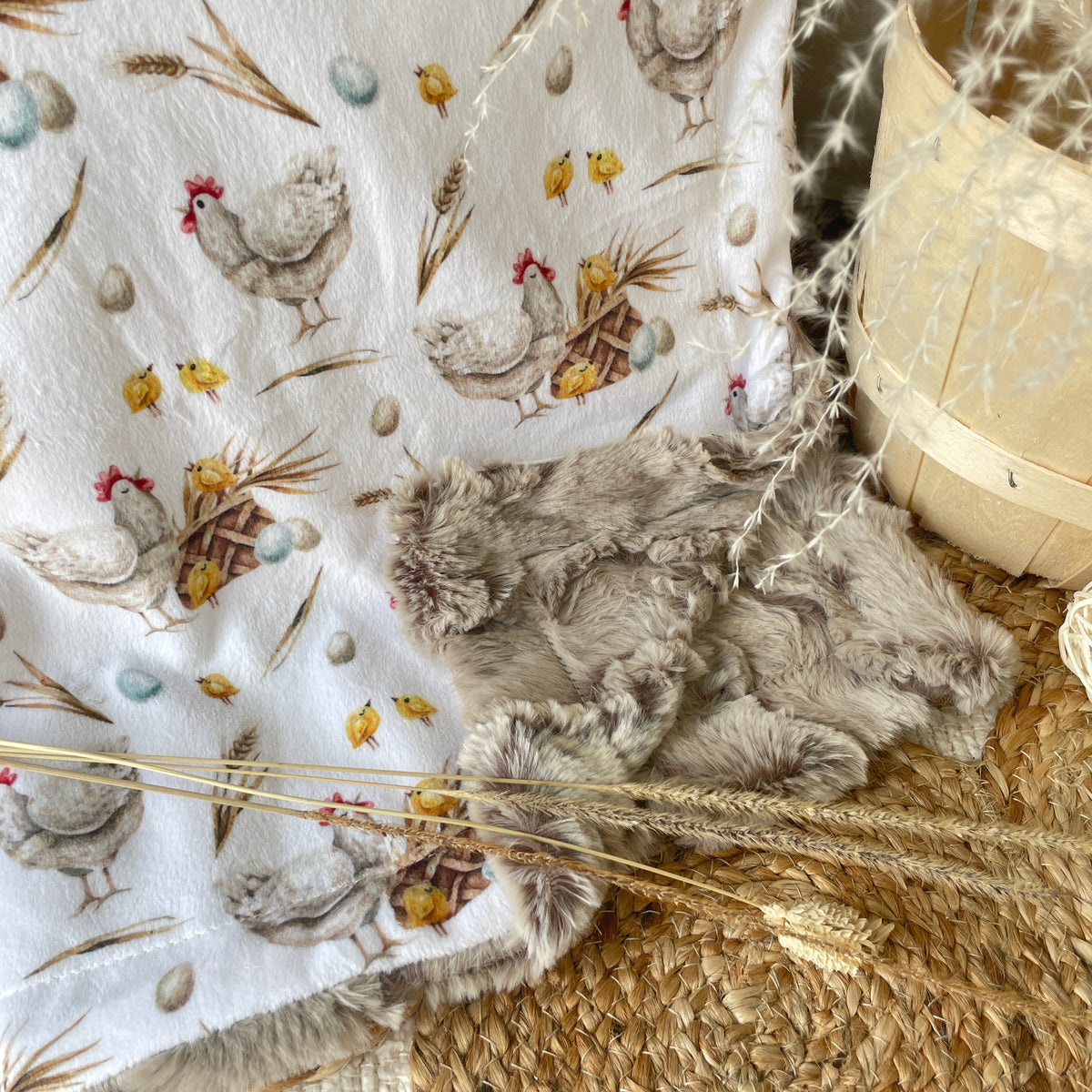 Comforters | Pre-order | A hen and her eggs