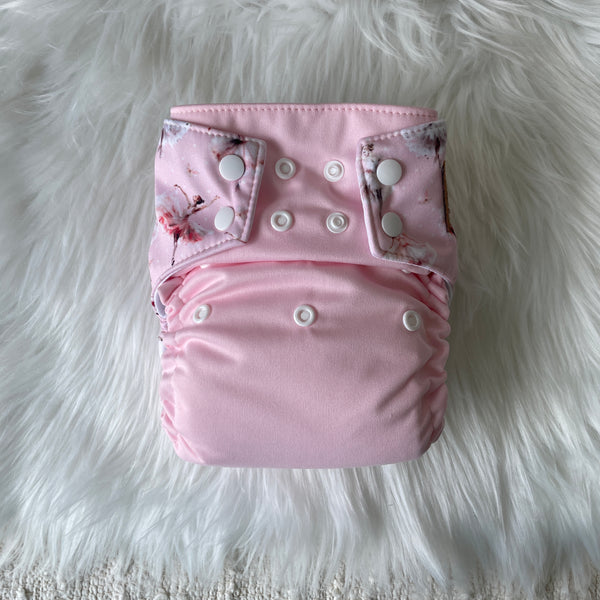 Cloth Diaper | NEWBORN size | Ballerina (wrap)