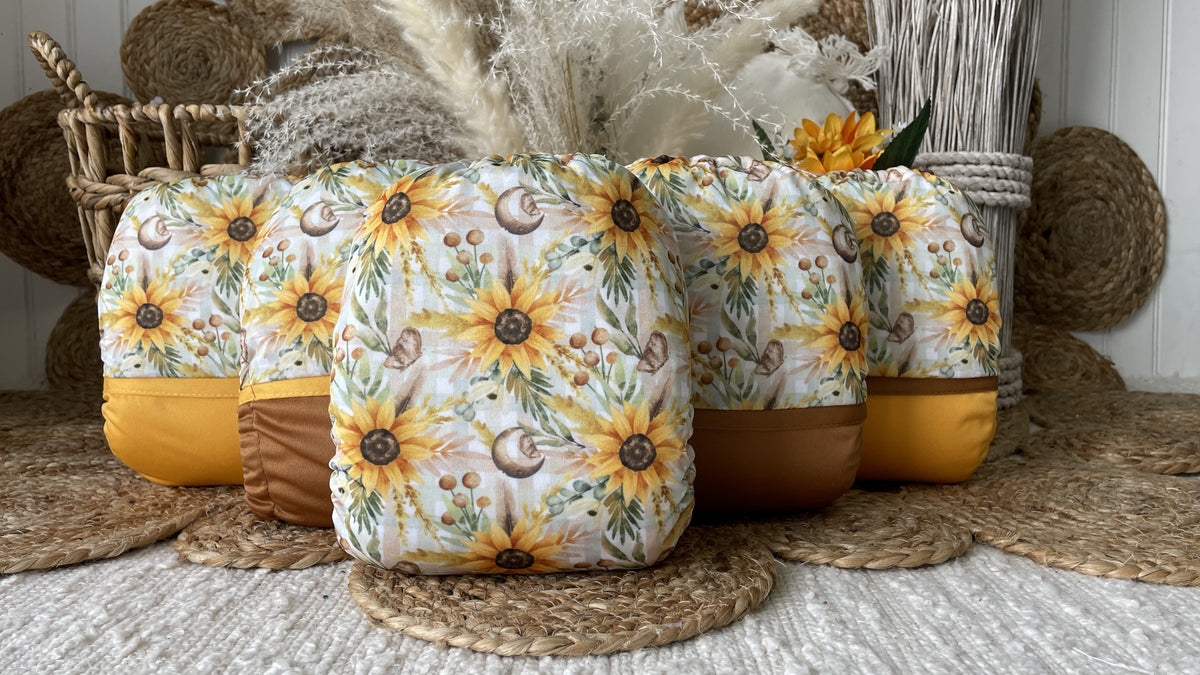 Cloth Diaper | One size | Country sunflower (wrap)