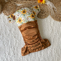 Cloth Diaper | BIG size | Country sunflower (wrap)
