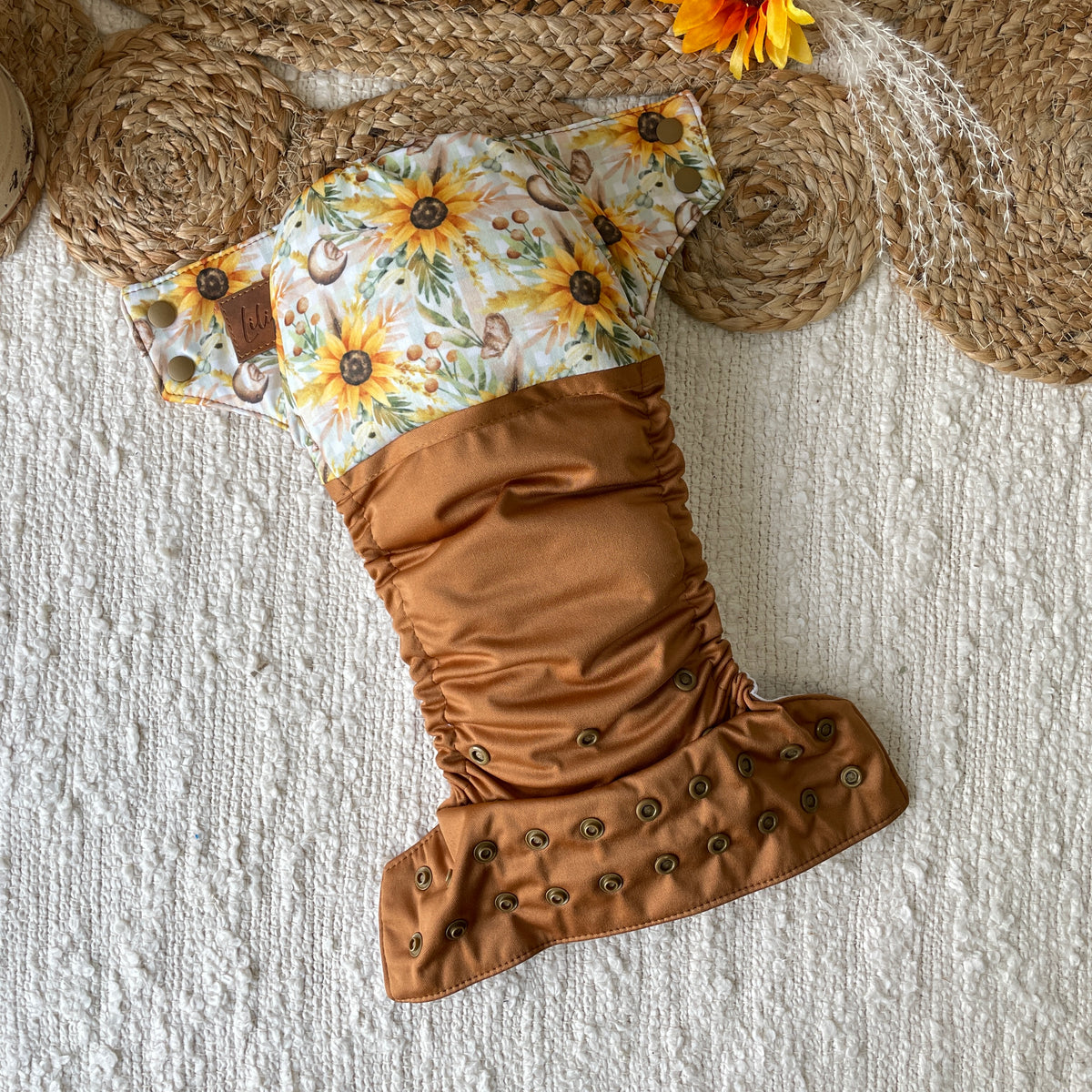 Cloth Diaper | One size | Country sunflower (wrap)