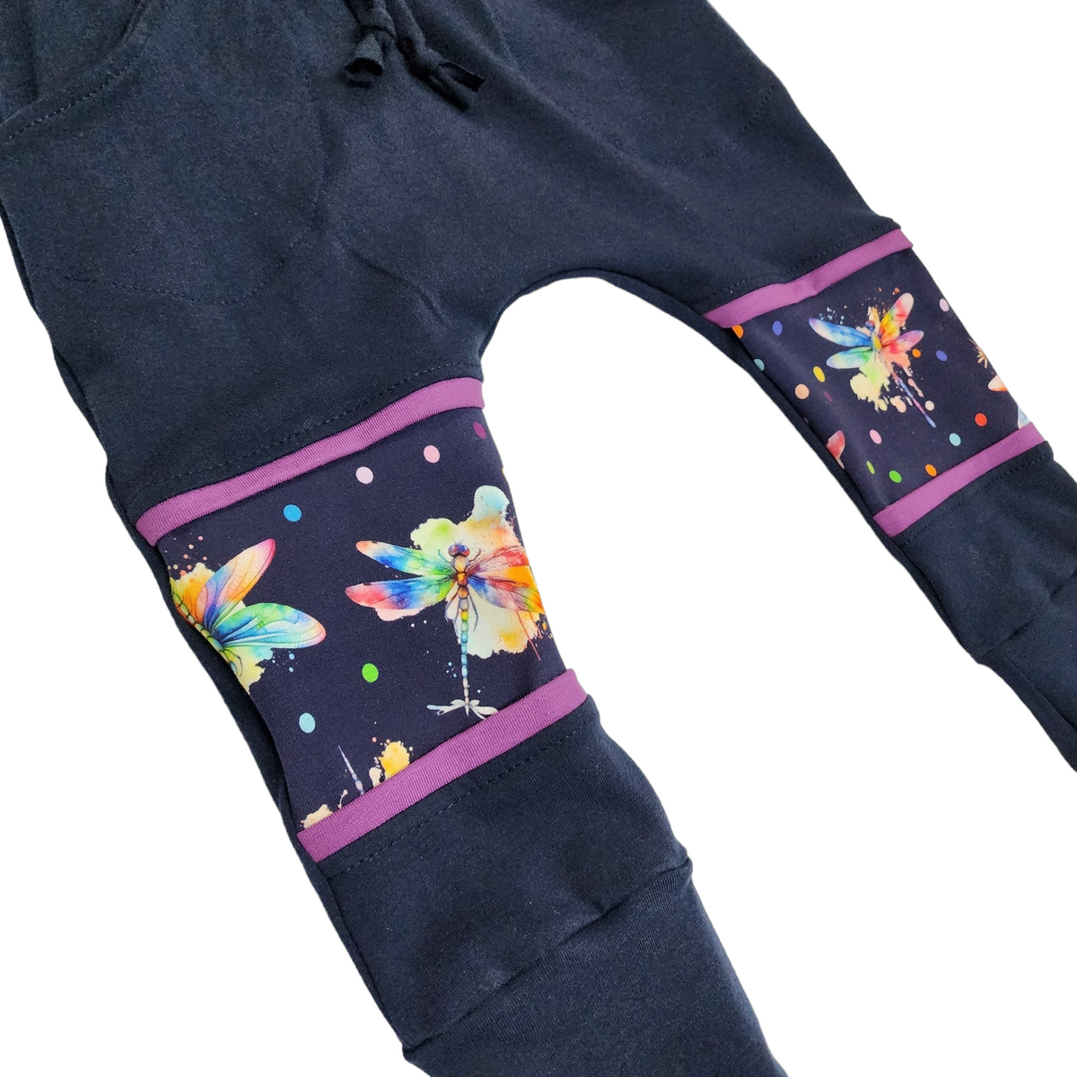 Créations M3 | Grow-with-me jogger | Watercolor Dragonfly (pre-order)