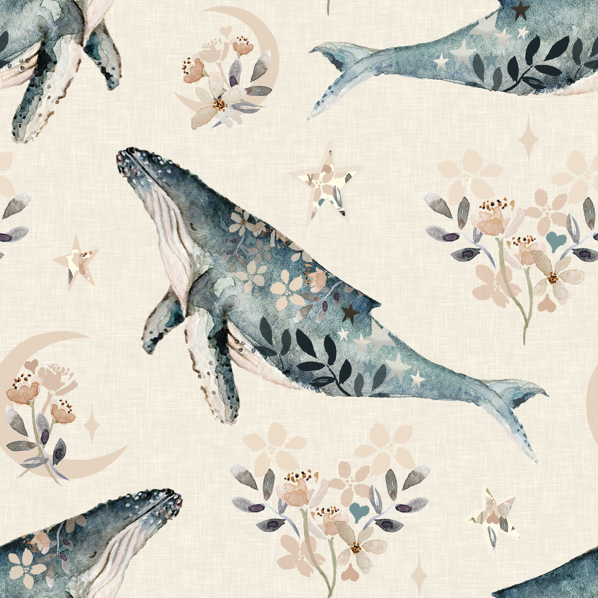 Hand Towel | Victorian Whale