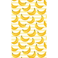 Pre-Order Beach Towel | Banana Stripes