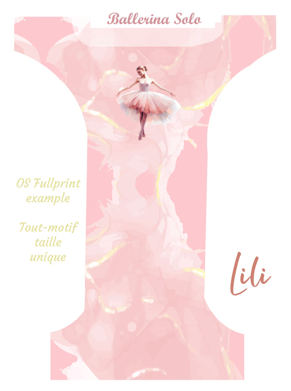 Cloth Diaper | NEWBORN size | Ballerina (full print)