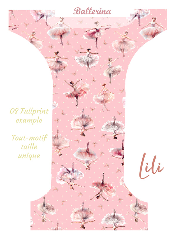 Cloth Diaper | One size | Ballerina (full print)