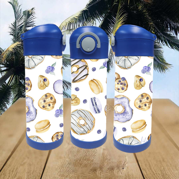 Kids Tumbler | Blueberries and Macarons (pre-order)