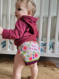 Cloth diaper | one size | Mama needs wine (ready to go)
