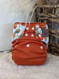 Cloth diaper | one size | Tangerine (ready to go)